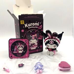 Authentic Top Toy Kuromi - Fan Heart Figure, Sparkling Idol Series, New